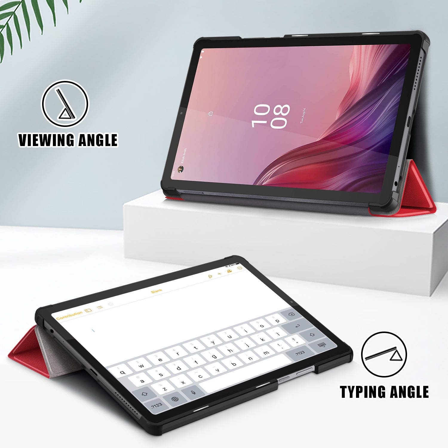 Tri-fold Stand Tablet Case for Lenovo Tab M9 TB-310FU Auto Wake Sleep PU Leather Tablet Cover Tri-fold Stand Tablet Case for Lenovo Tab M9 TB-310FU Auto Wake Sleep PU Leather Tablet Cover